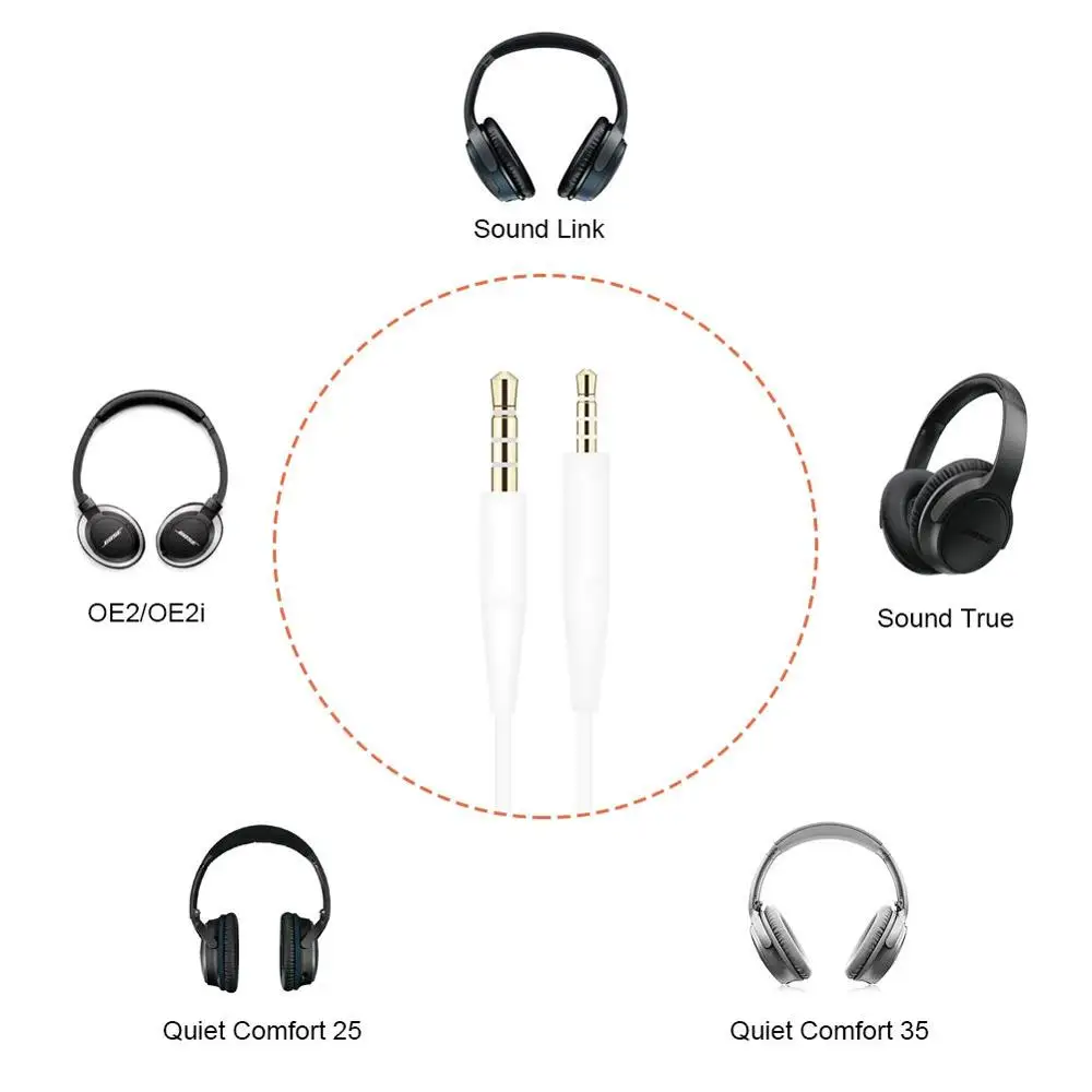 Сменный Стерео аудиокабель музыкальный шнур для Bose 700 NC700 QC35 QC25 QuietComfort 35 25 AE2 OE2