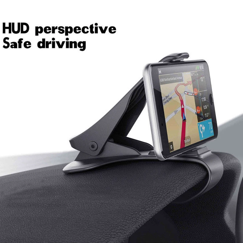

Car Phone Holder 360 Degree GPS Navigation Dashboard Phone Holder in Car for Universal Mobile Phone Clip Mount Stand Bracket