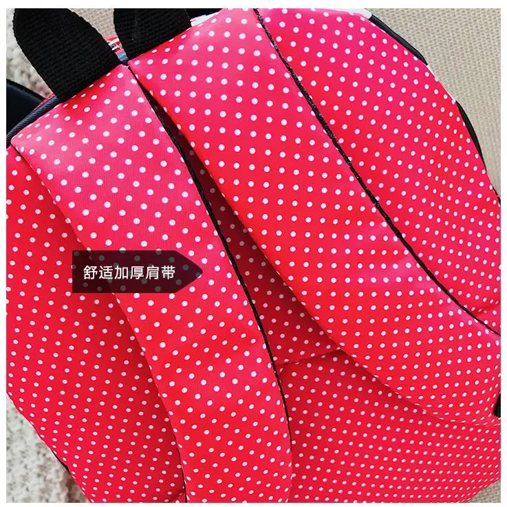Cute Children's Kindergarten Primary School Cartoon Travel Backpack Mickey Minnie Bowknot Backpack Boys Girl Bags 2-7 Years New