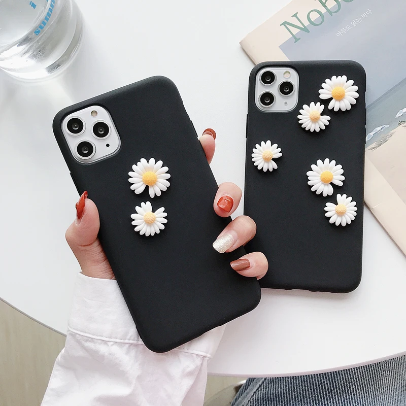 Ins милый 3D Ромашка для OPPO Z5X Reno 2 Z 2Z ACE 10X Zoom IQ OO Neo IQOO 3 Reno3 Pro Z6 Мягкий силиконовый