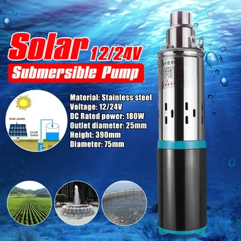 

Submersible Water Pump High Pressure DC Water Pump 220V Solar Deep Well Pump Agricultural Irrigation Garden Home