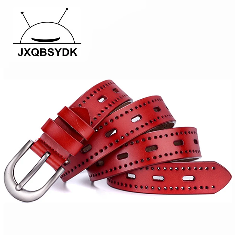 JXQBSYDK ремни для женщин, модные, с пряжкой, с пористыми отверстиями, женские ремни, кожаные ремни для женщин, Cintura Donna Cinturon Mujer