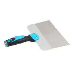 Настенный нож из нержавеющей стали, мягкая шпатлевка, гибкая профессиональная ручка, инструмент для гипсокартона, практичная пластиковая