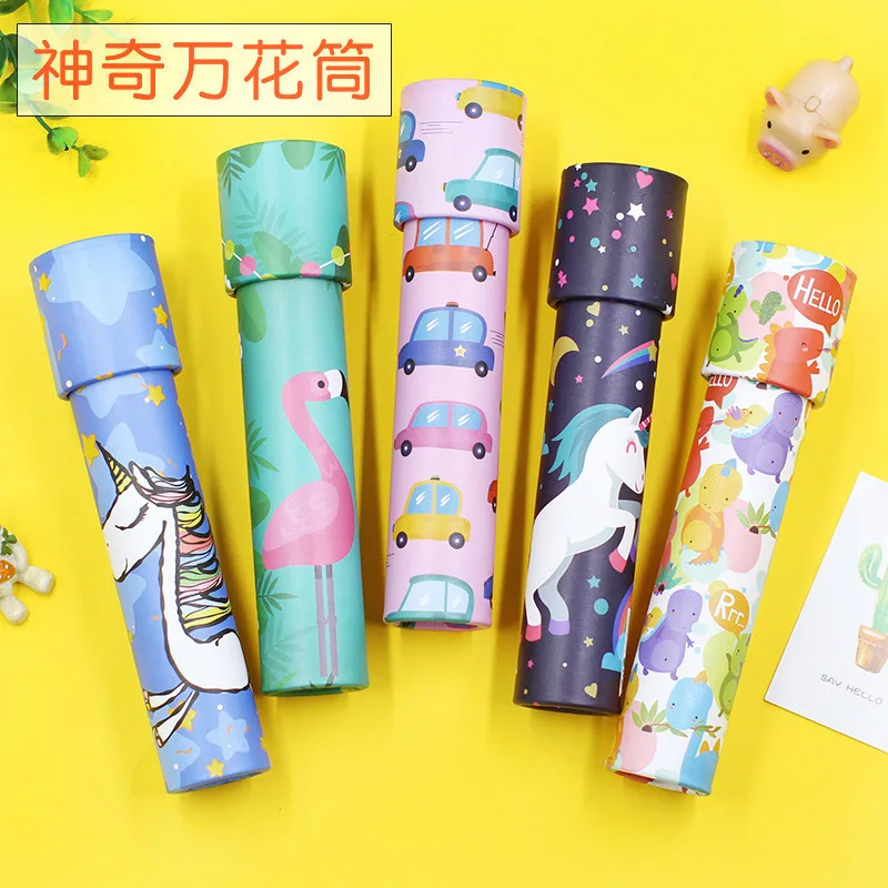

Rotating Children Multi-Nostalgic Young STUDENT'S Science Experiment Kaleidoscope Prism Toy Physical Toy Gift Unisex