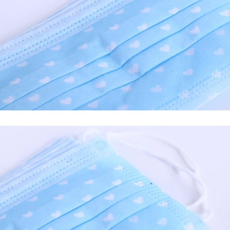 10Pcs Anti Dust Masks 3 Layers Disposable Medical Face Mouth Health Masks Color Random Hot