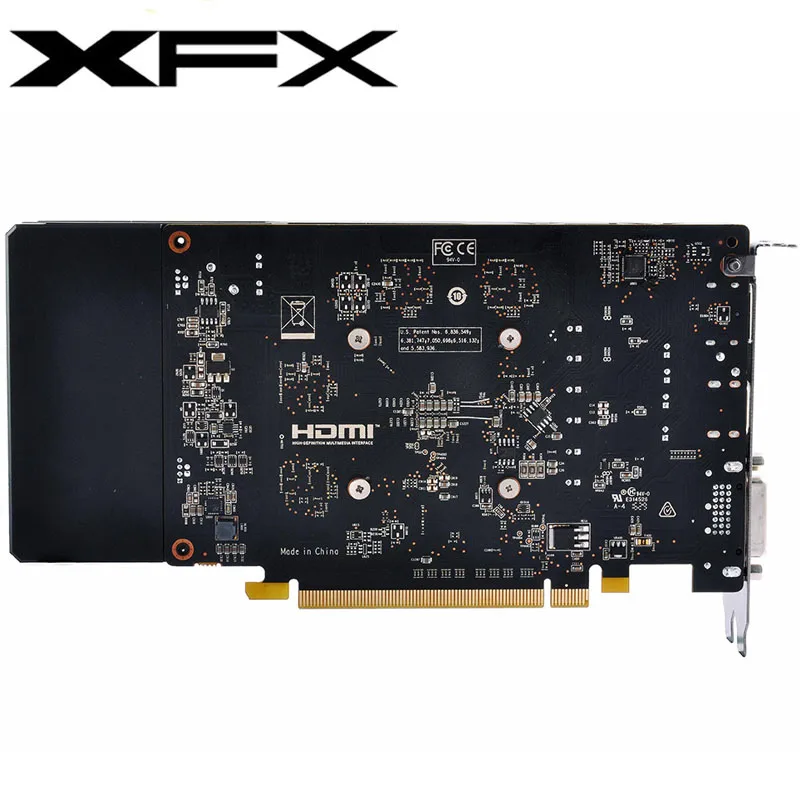 graphics card for desktop XFX Video Card RX 460 2GB 128Bit GDDR5 Graphics Cards For AMD RX 400 series RX460 2G 7000MHz Desktp PC Game Video Cards Used graphics card for desktop