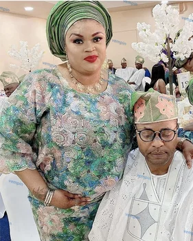 

French lace fabric with sequins African organza lace 2020 hot selling printing sequence lace fabric for party dress