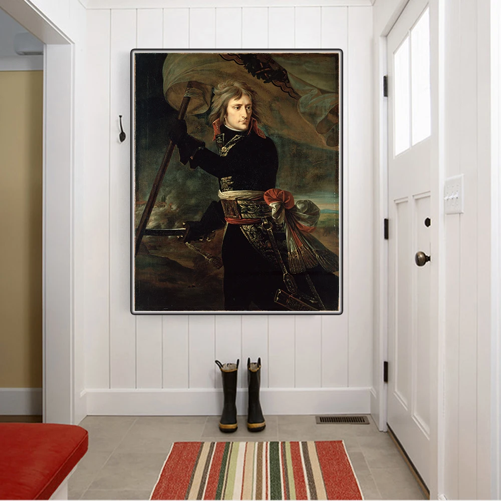 

Citon Antoine-Jean GrosNapoleon Bonaparte at the Pont d'ArcoleCanvas Oil Painting Picture Modern Wall Decor Home Decoration