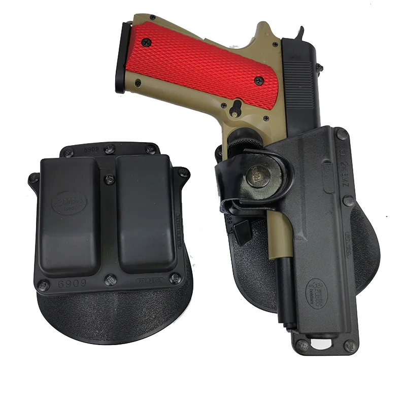 Тактический пистолет весло кобура Подходит Glock G17 G22 G23 w/кожаный ремешок