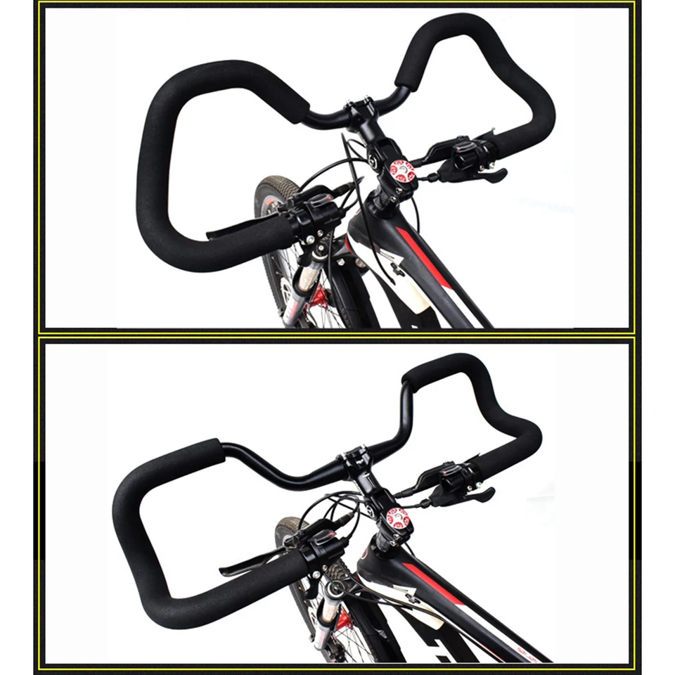 バタフライバイクハンドルバー,ブラック,カーボン - AliExpress