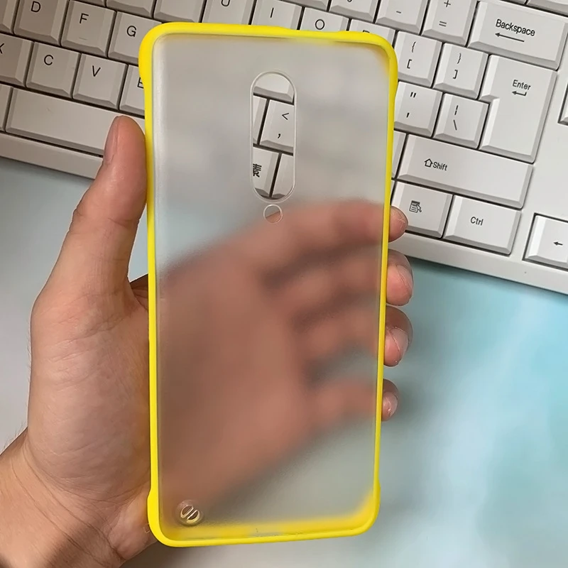 100 шт./лот Ультратонкий матовый PC+ TPU чехол для Oneplus 6/6 T/7 T/7 T PRO