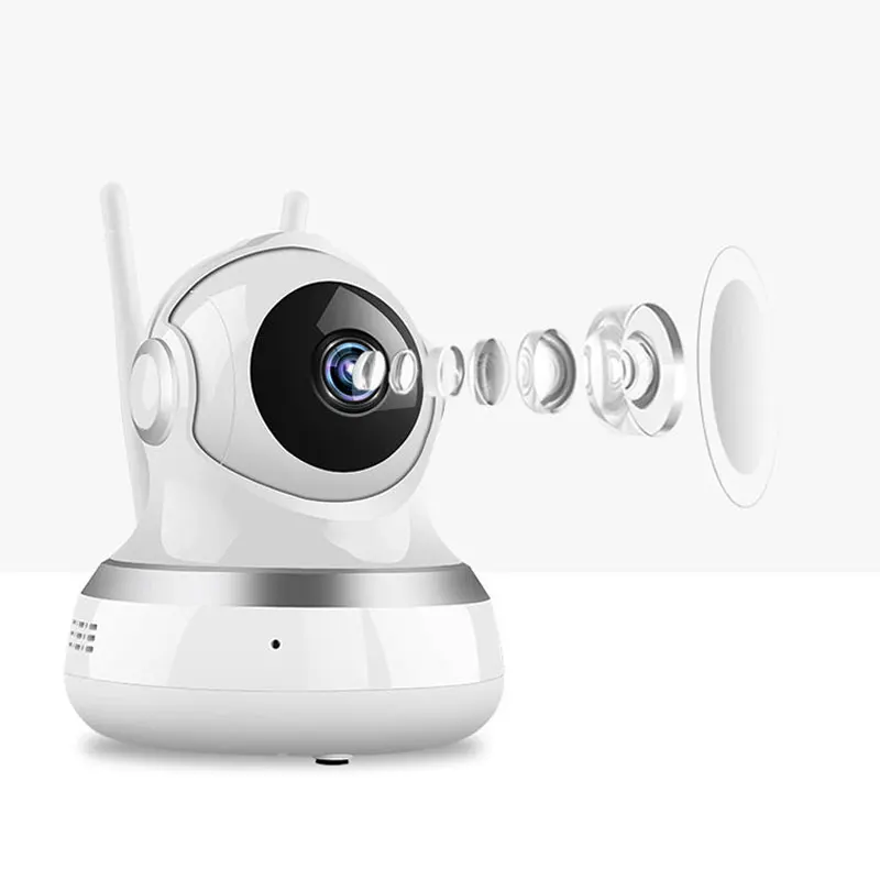 

1080P Home Security HD IP Camera Wireless Smart WiFi Audio CCTV Night Vision Cam 5V/1.5A EU/US for IOS Android 3.6mm Lens 64GB