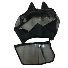 Прямая поставка-лошадь Съемная Сетчатая Маска Лошадь муха маска лошадь полная маска для лица анти-москитная