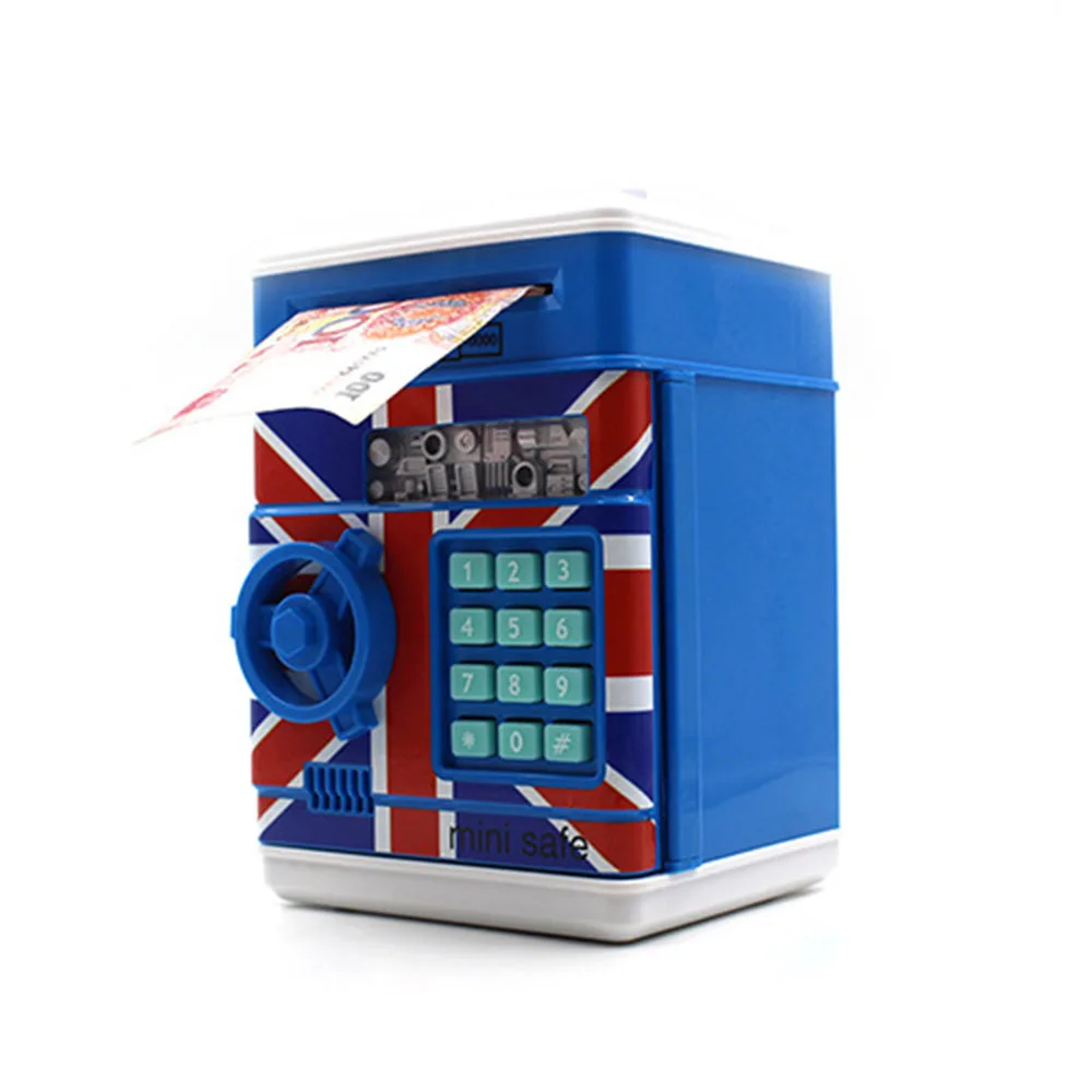

Storage Boxes Safe Password Creative Mini ATM Pocket Money Piggy Bank Debris Storage Tank Home Desktop Decoration