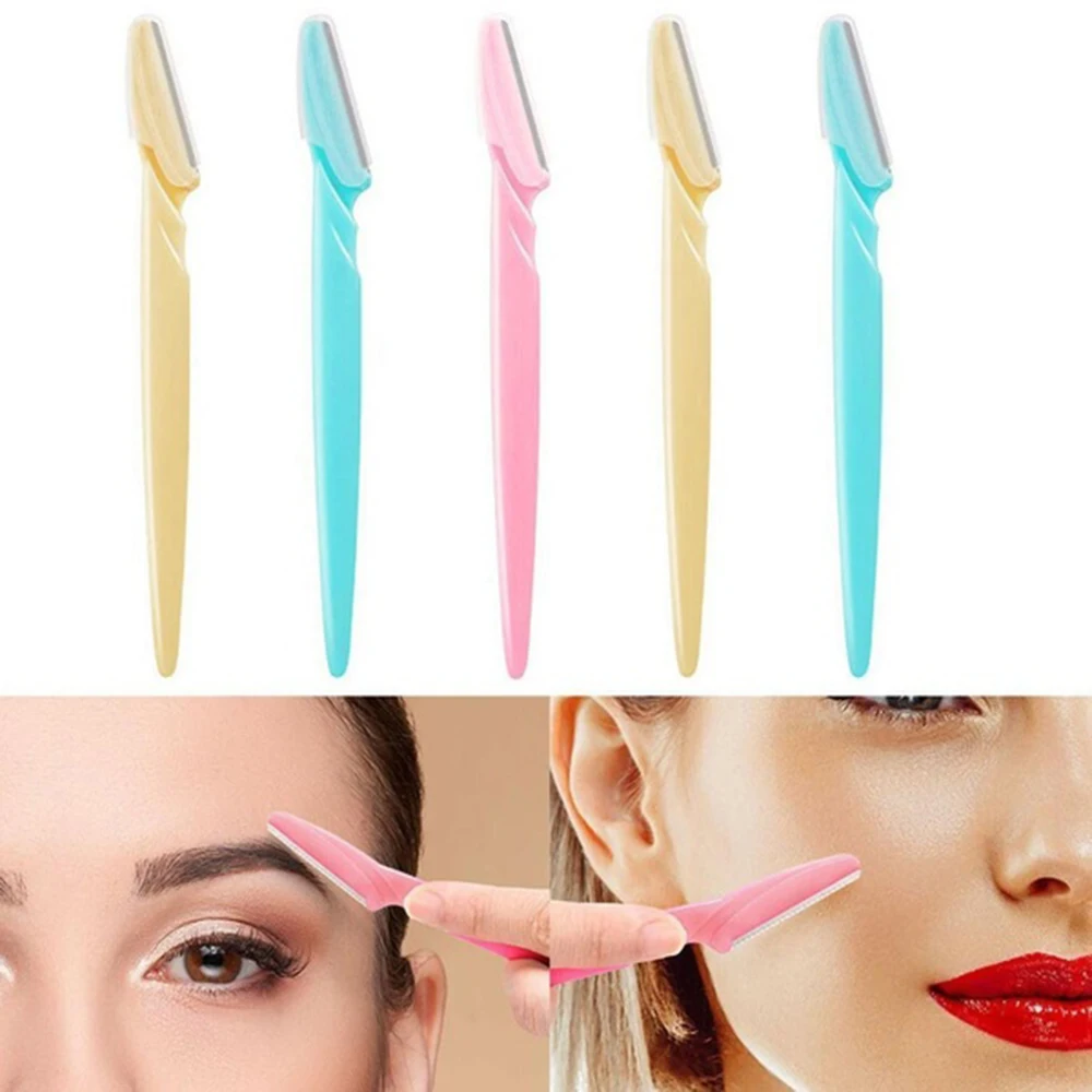 3Pcs/lot Eyebrow Razor Facial Eyebrow Hair Remover Eyebrow Trimmer Sharp Mini Makeup Knife Shaper Shaver Makeup Tool