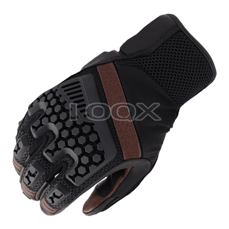 Guantes cortos con ventilación para motocicleta, Motocross, carreras, senderos, aventura, Touring