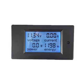 

Digital Lcd Dc Voltmeter Dc 6.5-100V/20A Power Energy Meters Ammeter Current Voltage Tester Watt Volt Monitor with 20A Shunt