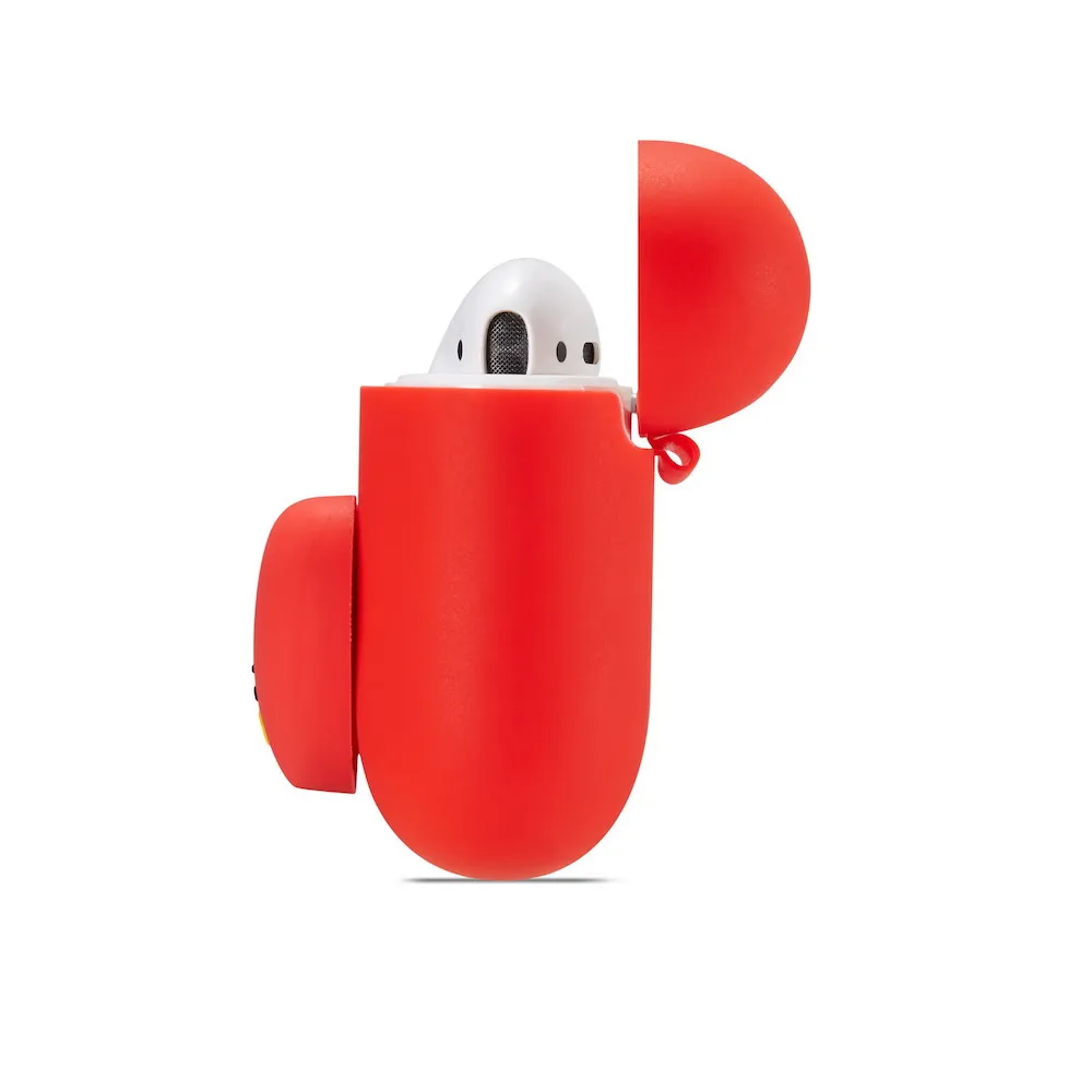 Чехол для наушников с героями мультфильмов для Airpods, чехол, милый силиконовый защитный чехол для наушников с Bluetooth-1or2 поколения