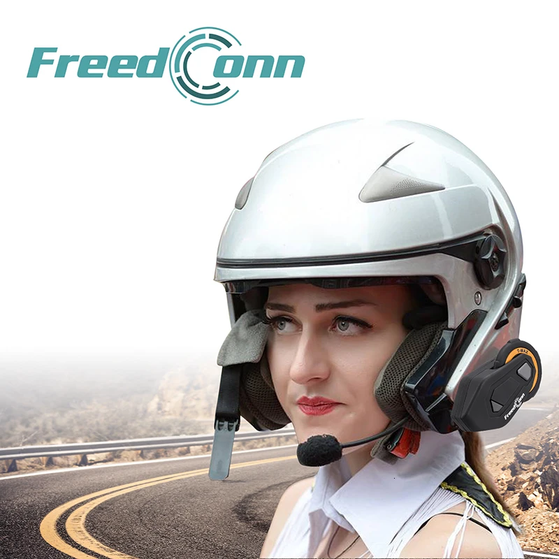 2 шт FreedConn T-max мотоциклетный шлем Интерком 6 всадников Bluetooth гарнитура с fm-радио Moto Intercomunicador