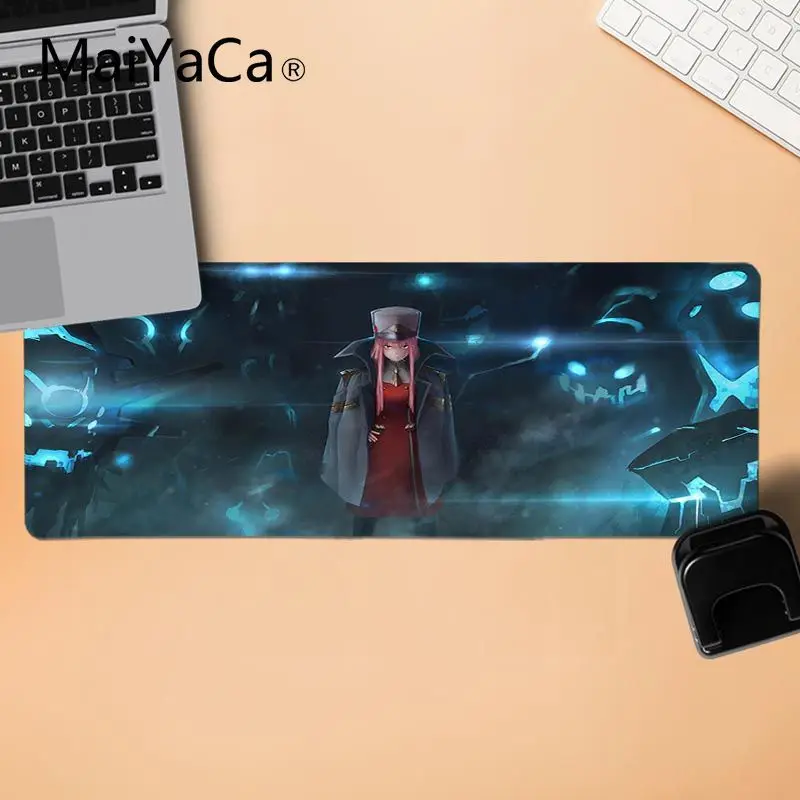 MaiYaCa, коврик для мыши с принтом My Favorite Anime Darling in the FranXX, коврик для мыши для геймера, резиновый коврик для мыши, прочный Настольный коврик для мыши