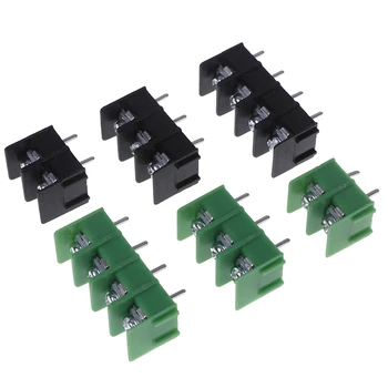 

New 10Pcs High Quality 300V/20A 7.62 mm KF7.62 - 2P 3P 4P Screw Terminal Block Connector 7.62mm Pitch