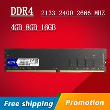 MLLSE настольная оперативная Память DDR4 4 ГБ 8 ГБ 16 ГБ Память DDR4 2133 МГц 2400Mh 2666 МГц 4G 8G 16G 2133 2400 2666 МГц материнская плата для ПК Память