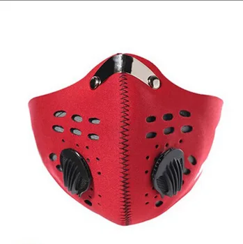 

Face Mask with Breathing valve Anti-dust Dustproof Mask PM2.5 Filter paper Have Stock