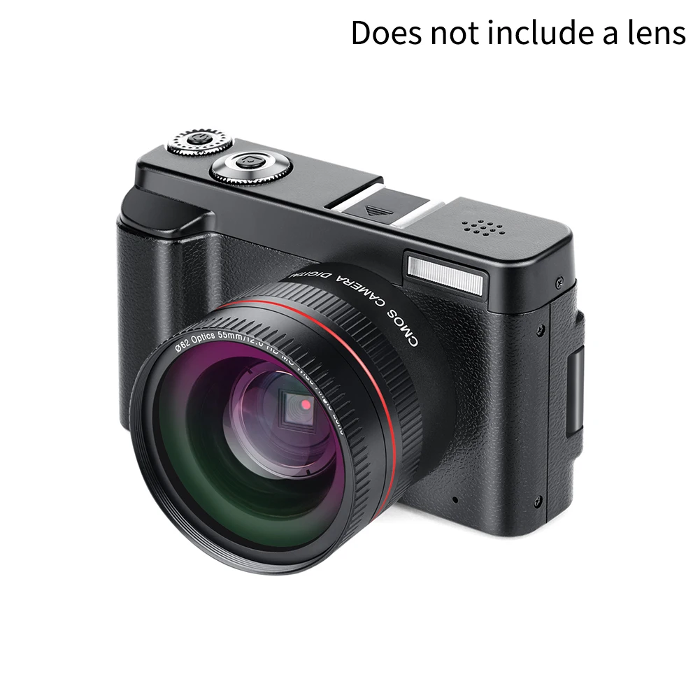 DC101 Цифровая видеокамера мини HD 1080P вращающийся портативный DSLR камера путешествия видео CMOS зум ЖК-экран анти встряхивание микро