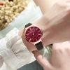 CURREN 2020 Women's Watches Leather Strap Quartz Wristwatch Classic Simple Clock female часы женские 2