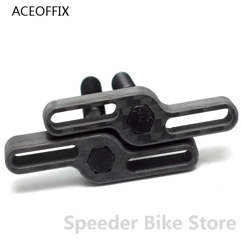 Aceoffix для Brompton складной велосипед углеродный ti уровень Сверхлегкий шарнир зажимы шарнир рычаги(предельная гайка) Quick Release C Пряжка