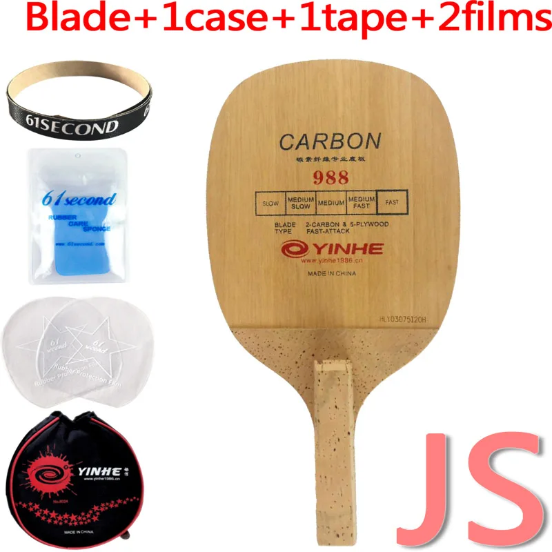 Japanese Penhold Carbon Table Tennis Blade Galaxy 988 New GBP 