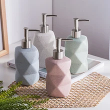 Скандинавские керамические дозаторы для мыла неправильной формы Бутылочки для геля для рук креативная упаковка гель для душа бутылка для отеля Салон красоты Лот