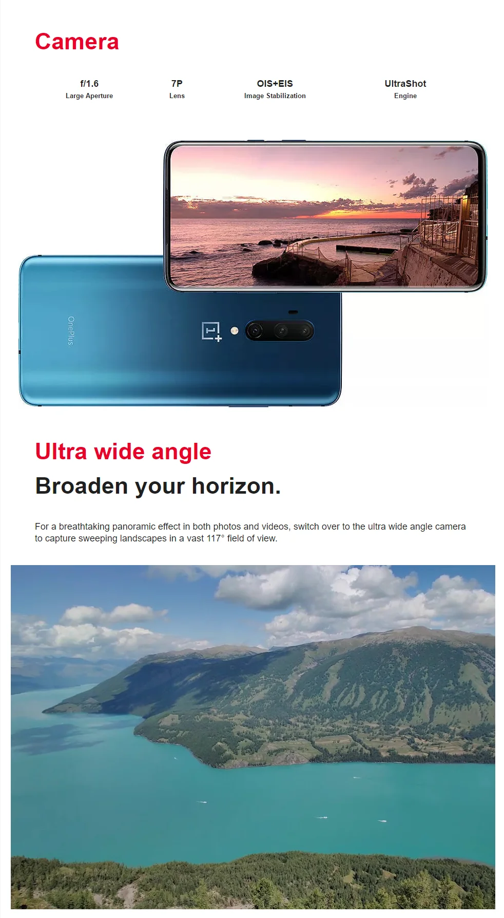 Универсальная ПЗУ Oneplus 7T Pro Snapdrago 855 Plus Dual SIM 8 ГБ/12 Гб ОЗУ 256 Гб ПЗУ UFS 3,0 48 МП OIS 2K 90 Гц экран всплывающая фронтальная камера