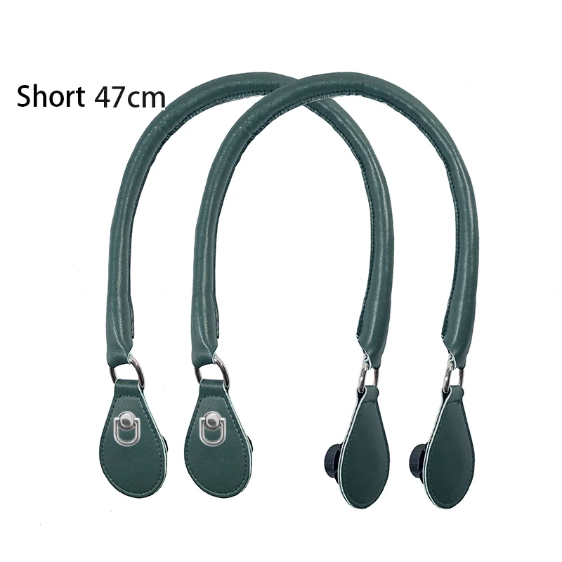 2021 New Leather Round Belt Handle with D Buckle Drops for City Chic Obag Basket Bucket Classic Mini Women Handbag O Bag 