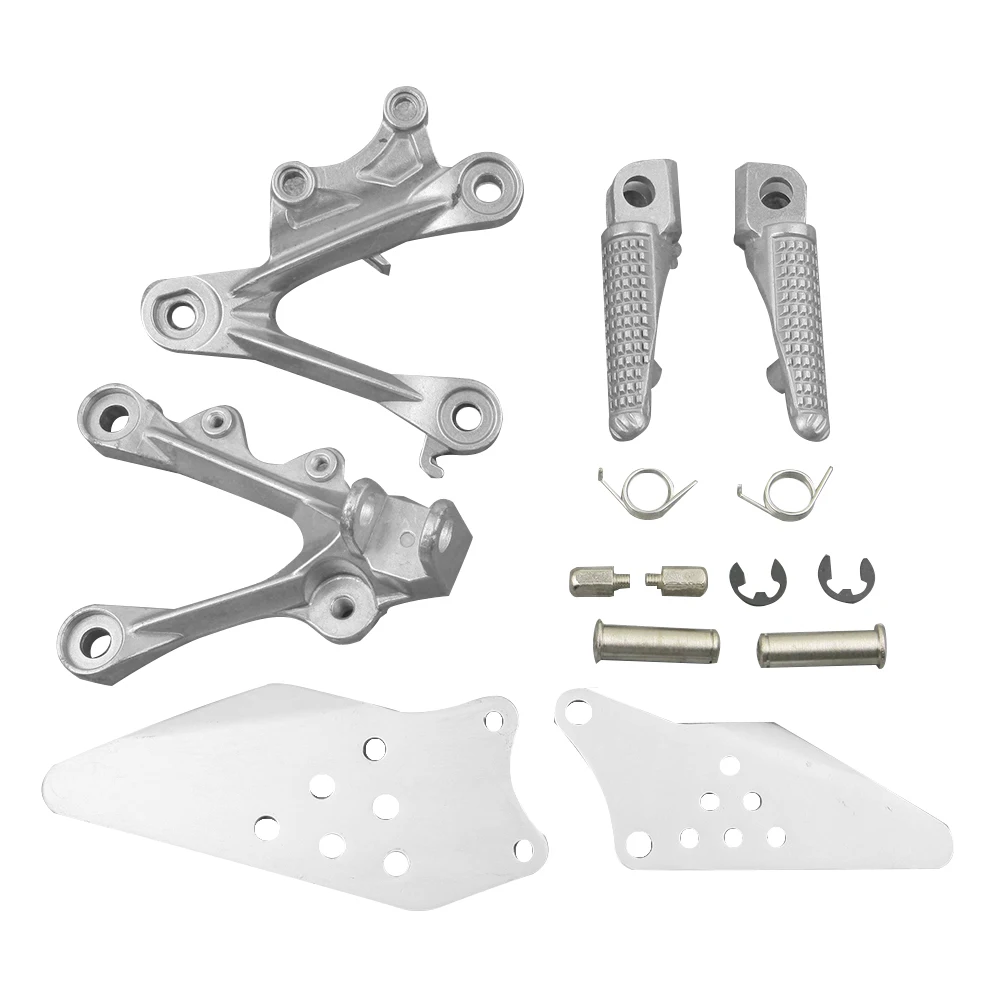 

Motorcycle Front Rider Foot Pegs Rests Footrest Brackets Aluminum Alloy for Kawasaki Ninja ZX-6R ZX6R 2009 2010 2011