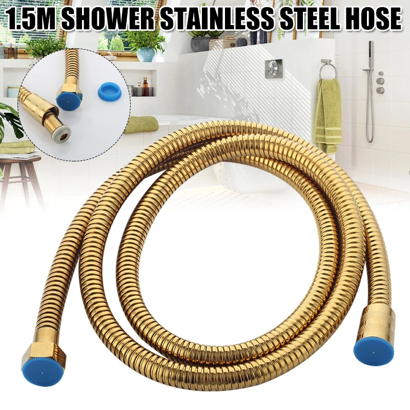 

Flexible Shower Hose Stainless Steel Replacement Shower Hose for Bathroom Shower Head/Bidet Handheld Sprayer Watering Hose