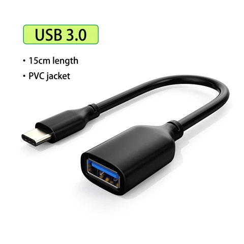 USB 3.0 OTG Adapter Type C to USB 3.0 Cable Converter for Laptop LG Oneplus 7 Macbook Smart phones C329
