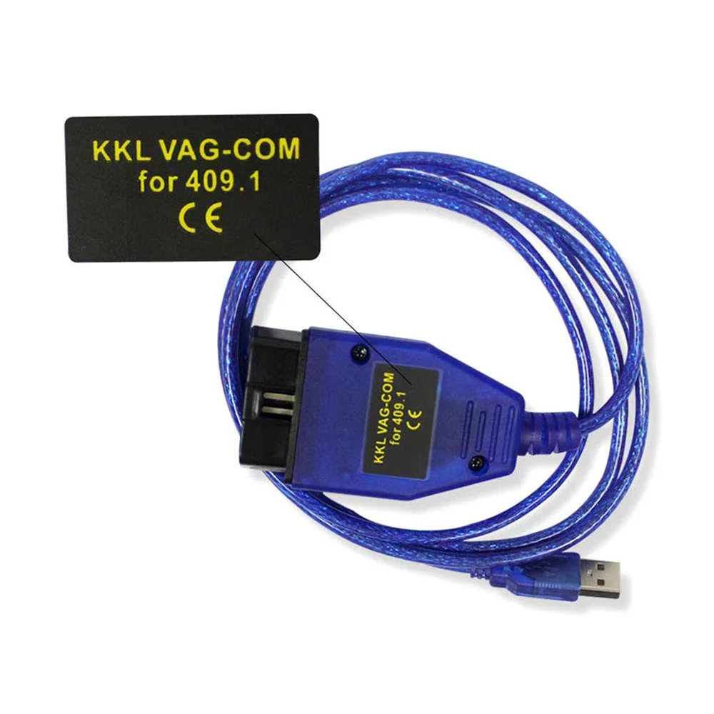 VAG409.1 KKL409 VAG-COM диагностический кабель USB OBD2 II сканер инструмент для Skoda Fabia Felicia Octavia Superb Seat Altea Cordoba Leon