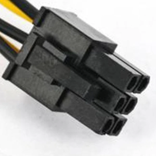 15 Pin SATA до 6 Pin PCI EXPRESS PCI-E Sata изображения конвертер адаптер видеокарта Кабель питания Шнур 20 см(2 шт