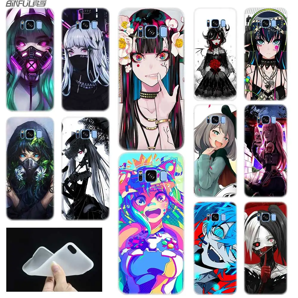 Soft Silicone Case For Samsung S30 S20 S11 S10 S9 S8 Plus lite 11e 10e Uitra S7Edge Pro anime art | Мобильные телефоны и