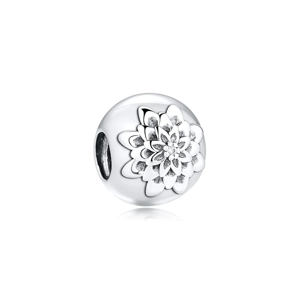 DIY Подходит для Пандора амулеты Браслеты DAZZLING Daisies бусины 925 пробы-серебро-ювелирные изделия