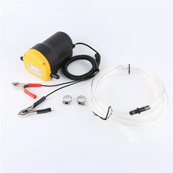 

12V 60W Electric Oil Pump 24V Diesel Extractor Car Electric Submersible Oil Pump Fuel Transfer for Auto Car Boat Motorcycle