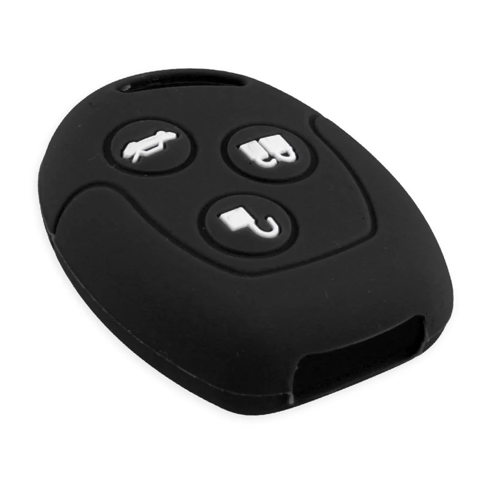 KEYYOU 3 кнопки дистанционного силиконовый Автомобильный Брелок чехол для ключей для Ford Focus Mondeo Festiva Fusion Suit Fiesta ка держатель протектор