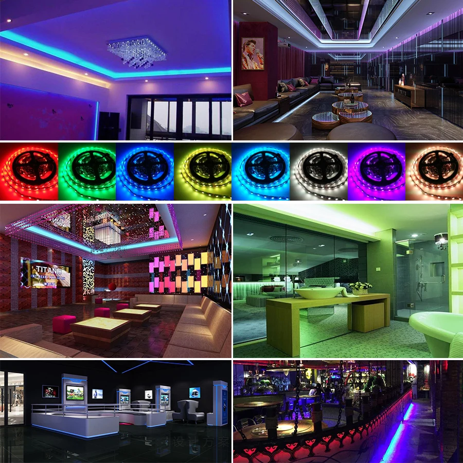 LED Strip Streifen RGB ca. 0,3 Meter 30cm 9x 5050 SMD RGB (Rainbow) L, 5,99  €