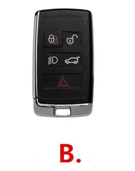 B Модный чехол для ключей из натуральной кожи для Land Rover Range Rover Sport Vogue Evoque Discovery 4 - Название цвета: B