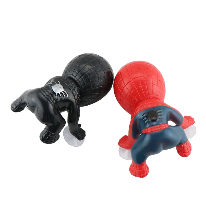 Universal Car Spiderman sticker Q version sucker Spiderman doll Creative ornaments Cartoon doll car modification supplies