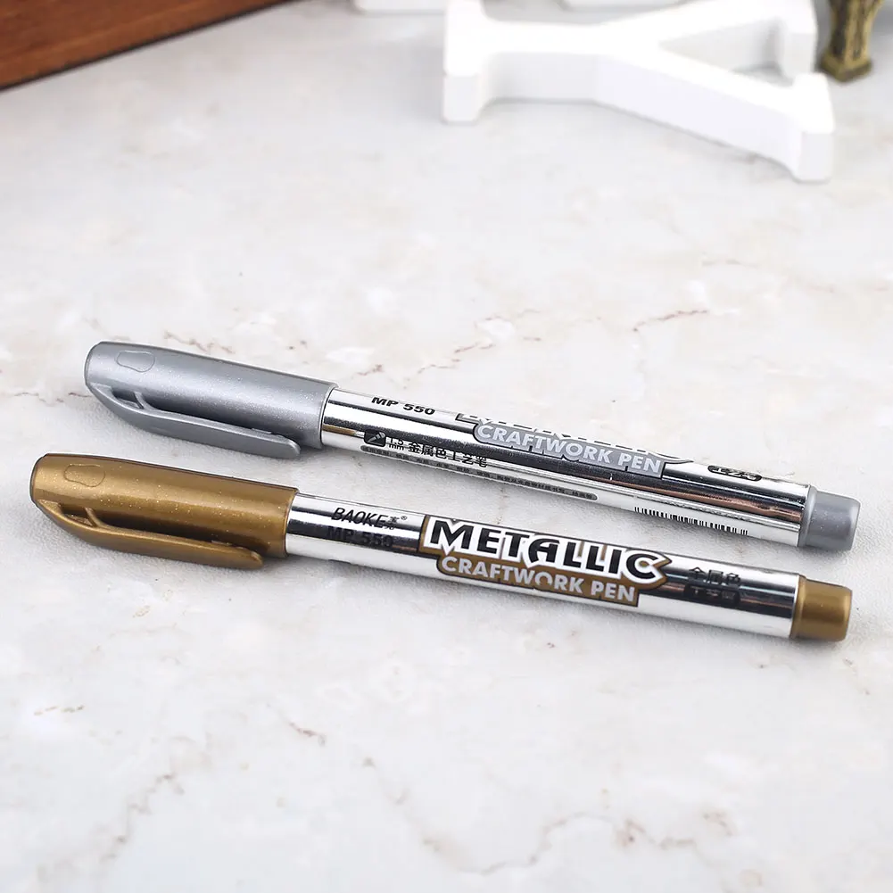 Paint Marker Pen Fine Nib Waterproof Decorations School Student Smooth Art Supplies Office Stationery Calligraphy Creative