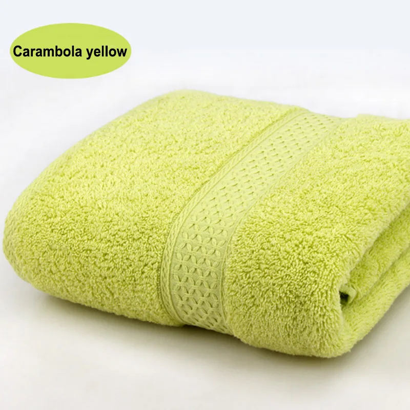 Однотонное банное полотенце из хлопка, пляжное полотенце для взрослых, быстросохнущее мягкое, 17 цветов, плотное, высоковпитывающее, антибактериальное