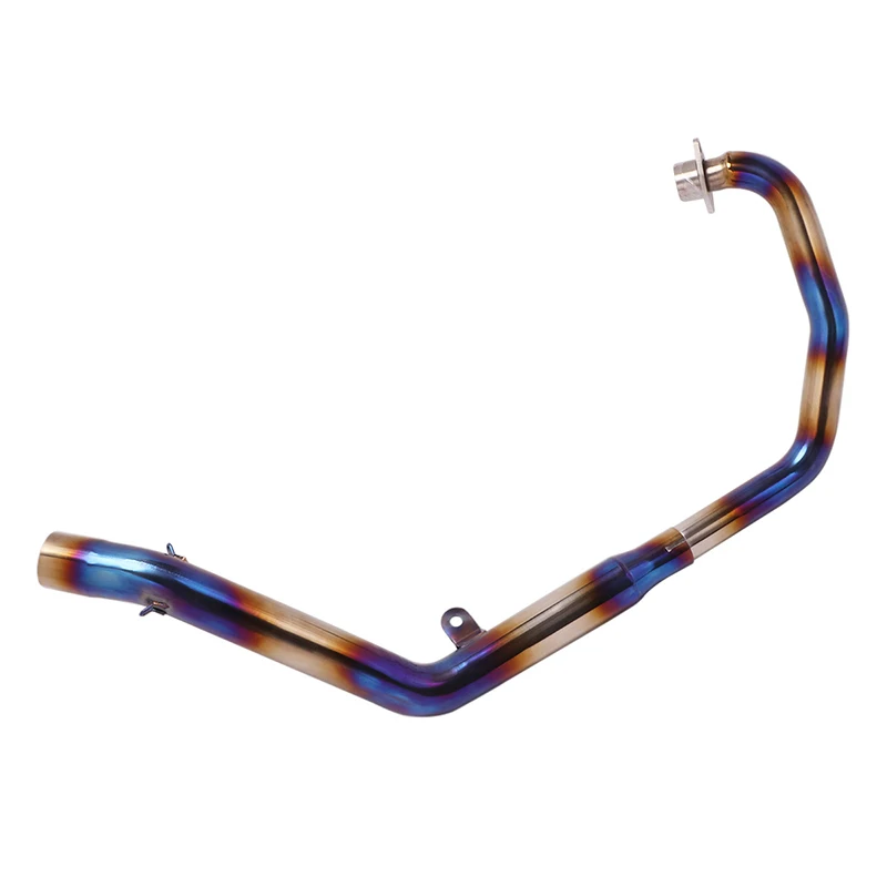 Motorcycle Exhaust Whole Set Pipe For Honda CB190R CB190F Slip On Exhaust Muffler Tube Header Front Link Pipe Titanium Alloy