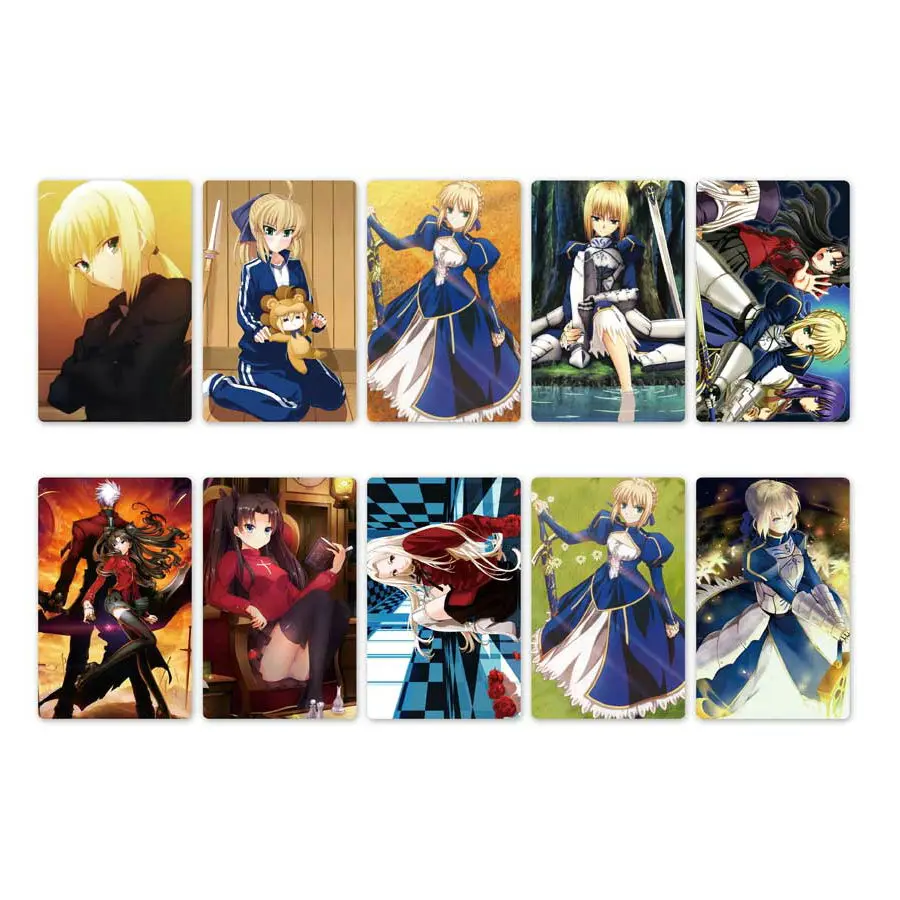 Style 05 10 шт. Новое поступление аниме Fate/Stay Night Card стикер s DIY Водонепроницаемая крапленая карта наклейка Дети стикерные игрушки коллекция подарок - Цвет: Style 05